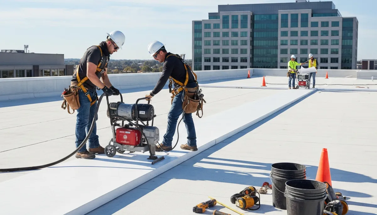 Commercial roofing services in Shreveport, LA for heat and storm protection