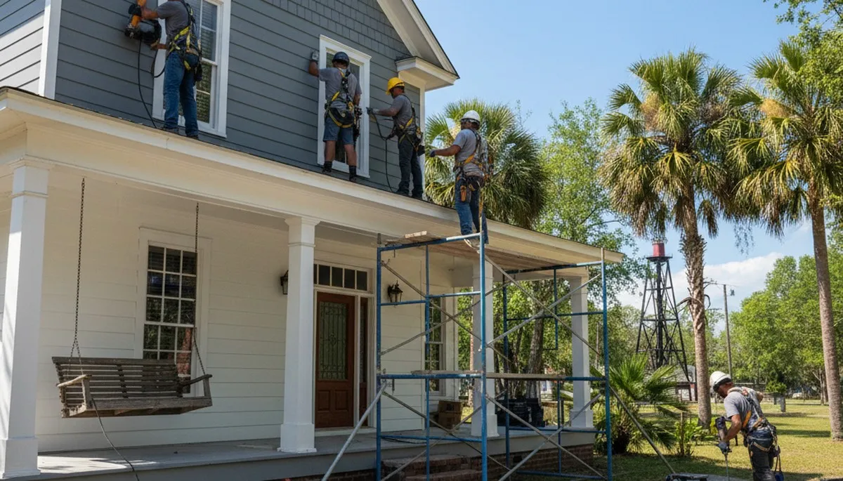 Vinyl siding installation in Shreveport, LA for a home exterior upgrade